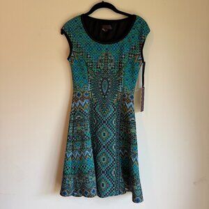 Hale Bob Geometric Print Mini Dress, Size S